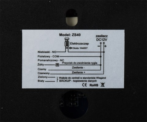 ZAMEK SZYFROWY ZS40B VIDOS