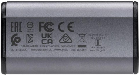 Adata Dysk zewnętrzny SSD SE880 2TB USB3.2A/C Gen2x2 Szary