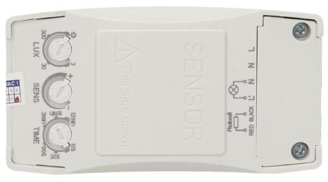 Mikrofalowy czujnik ruchu ORNO OR-CR-246 z zewnętrznym sensorem 360°, IP20 ORNO OR-CR-246