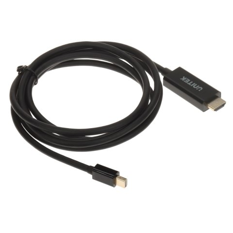 ADAPTER HDMI-W/DP-MINI-W-2M HDMI, Mini DisplayPort - 4K UHD UNITEK