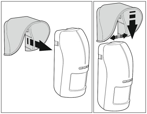 DASZEK OCHRONNY DO CZUJEK RUCHU HOOD-C-DG SATEL