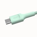 KABEL USB-C / USB-C Greencell PowerStream 120cm PD 100W zielony w oplocie