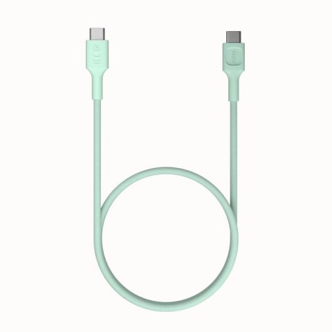 KABEL USB-C / USB-C Greencell PowerStream 120cm PD 100W zielony w oplocie