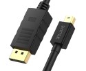 PRZEWÓD DP-W/DP-MINI-W-2M DISPLAYPORT / MINI DISPLAYPORT 4K UHD 2 m UNITEK