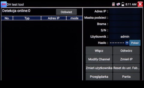 WIELOFUNKCYJNY TESTER CCTV CS-H6-50H