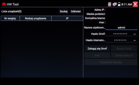 WIELOFUNKCYJNY TESTER CCTV CS-H6-50H