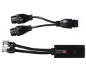ZESTAW ADAPTERÓW AD-UTP-2W/2G-IP 2x RJ45 / 1x RJ45