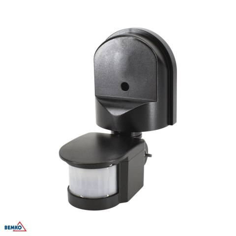 Czujnik ruchu PIR 1200W 180* czarny