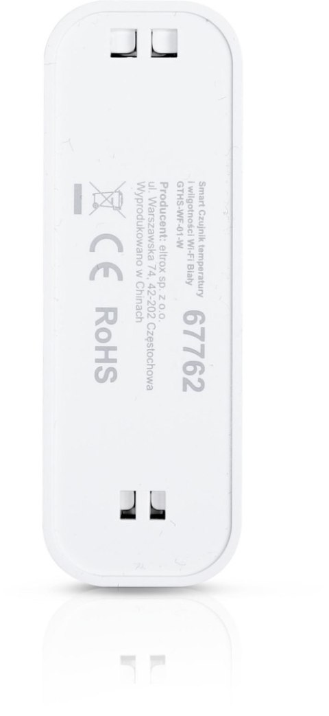 GISE Smart Czujnik temperatury i wilgotności Wi-Fi Biały | Tuya | GTHS-WF-01-W