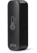GISE Smart Czujnik temperatury i wilgotności Wi-Fi Czarny | Tuya | GTHS-WF-01-B