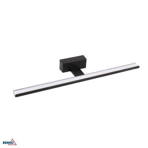 Kinkiet LED KEIRA 12W 4000K 60CM IP44 czarny