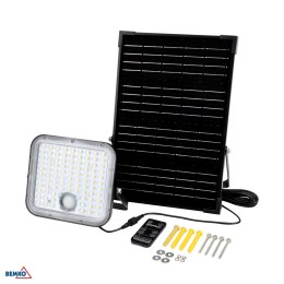 Naświetlacz SOLARNY LED SOLPAR 30W 4800LM 3000/4000K IP65 czarny cz. pir