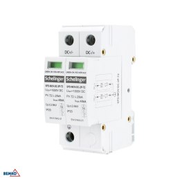 Ogranicznik przepięć 2P DC 1000V KLASY T2 SCHELINGER