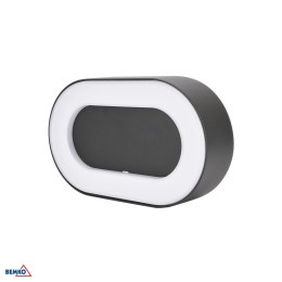 Oprawa elewacyjna VALIT 10W 4000K 850LM IP65 203X45X123MM owalna grafit