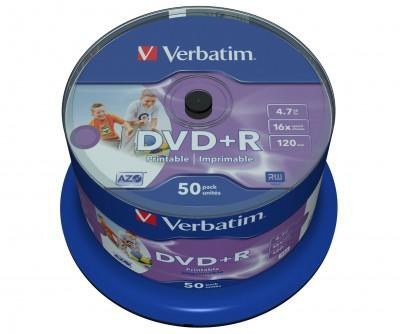 Płyty DVD+R Verbatim AZO Printable (50szt)