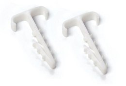 UCHWYT DO PRZEWODÓW PŁASKICH, PODWÓJNY UWT-1 (100szt.)