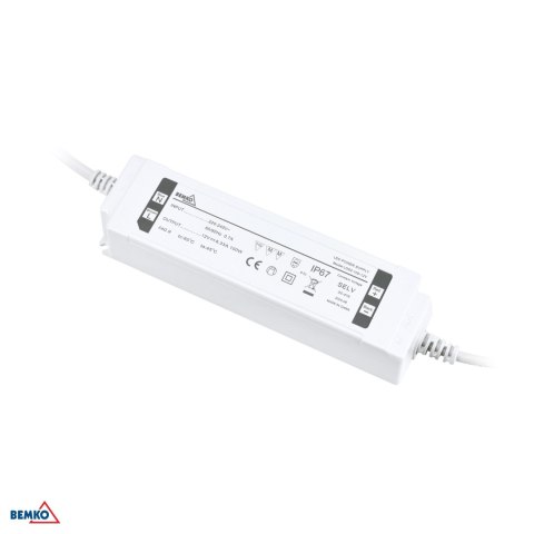 Zasilacz elektroniczny LED hermetyczny IP67 12V 100W