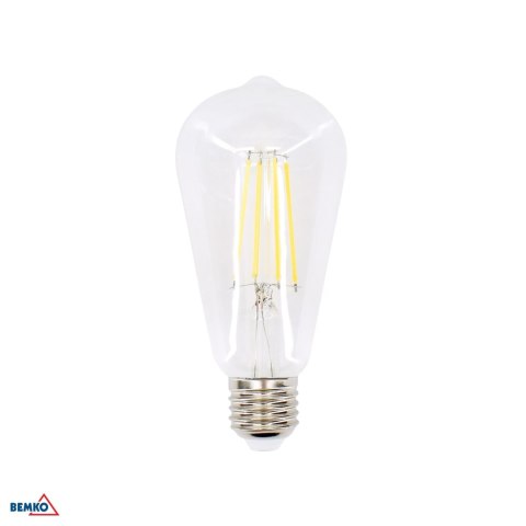Źródło LED filament 230V E27 ST64 7W 1055LM 4000K 320ST