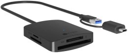 Czytnik Kart CF TF SD microSD IcyBox Type-C+A, IB-CR302-CU3