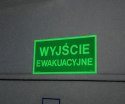 TABLICA FOTOLUMINESCENCYJNA WET WYJŚCIE EWAKUACYJNE