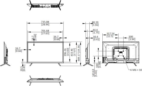 Monitor Hikvision DS-D5032F3-1V0S