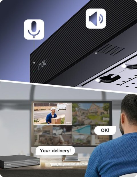 Rejestrator IP Imou  NVR-N118W-8A0E-P 18- kanałowy