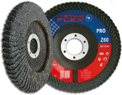 Tarcza listkowa pachwinowa Star Flex 125-22 gran 60 TLP1252260