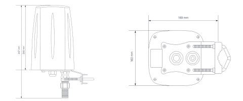 ANTENA PR1IC860 COMBO LTE Wi-Fi Teltonika