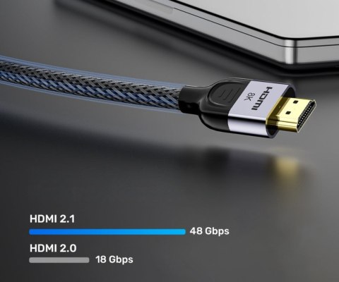 KABEL HDMI C11093RGY01-1.5M 1.5 m, 8K @ 60 Hz UNITEK