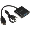 KONWERTER HDMI NA VGA Y-6333 + AUDIO UNITEK