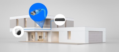 Kamera IP Hilook IPC-T280HA-LU kopułka 8MP Smart-hybrid Light