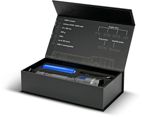 Latarka ręczna LED XFL5K everActive FL-4500R Cannon 4500 lumenów IPX4