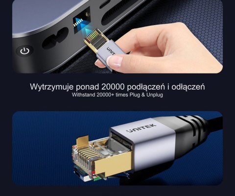 PATCHCORD C18149AGY03-2M S/FTP KAT. 8, 2 m UNITEK