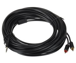PRZEWÓD C19024BK01 2 x CINCH / Jack TRS 3.5 mm 10 m UNITEK