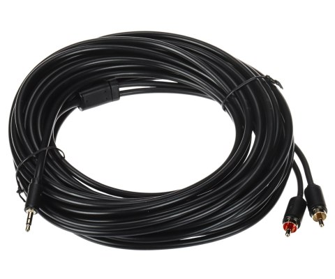 PRZEWÓD C19024BK01 2 x CINCH / Jack TRS 3.5 mm 10 m UNITEK