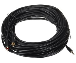 PRZEWÓD C19025BK01 2 x CINCH / Jack TRS 3.5 mm 15 m UNITEK