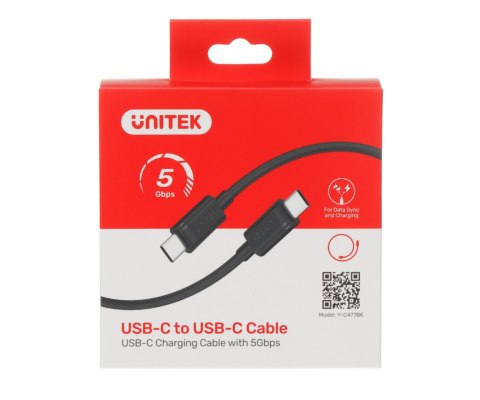 PRZEWÓD Y-C477BK01-3M USB-C/USB-C 3.0 m UNITEK