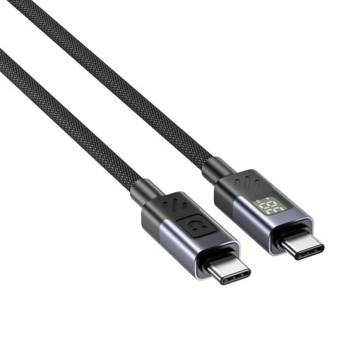 PRZEWÓD Z WYŚWIETLACZEM C14158ABK01-1M USB-C/USB-C 1.0 m UNITEK