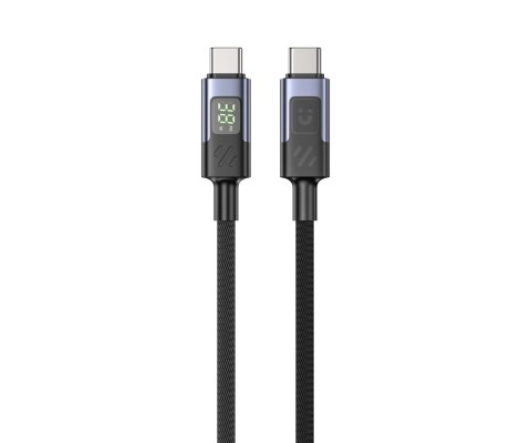 PRZEWÓD Z WYŚWIETLACZEM C14158ABK01-1M USB-C/USB-C 1.0 m UNITEK