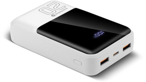 Powerbank everActive Energy Bank EB-20Q 20000 mAh 22,5 W 2x USB-A USB-C biały
