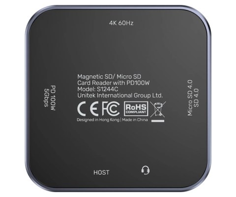 CZYTNIK KART PAMIĘCI SD/MICRO SD S1244CGY01 MagSafe UNITEK
