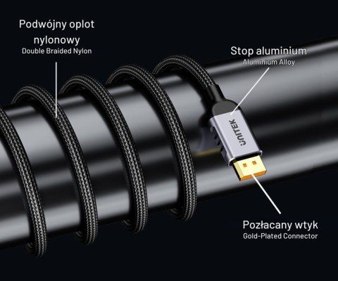 KABEL DISPLAYPORT C1626GY01-1M 16K @ 60 Hz, 1 m UNITEK