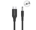 KABEL ZASILAJĄCY C14118BK-1.8M DC Jack 4.0 x 1.7 mm / USB-C 1.8 m UNITEK