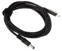 KABEL ZASILAJĄCY C14119BK-1.8M DC Jack 5.5 x 1.7 mm / USB-C 1.8 m UNITEK