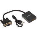 KONWERTER VGA NA HDMI V1112ABK01 + AUDIO UNITEK