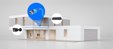 Kamera IP Hilook IPC-B160HA-LU Black tuba 6MP Smart Hybrid Light