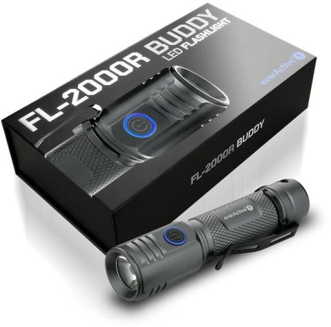 Latarka ręczna 20W LED everActive FL-2000R Buddy 2000 lumenów IPX4