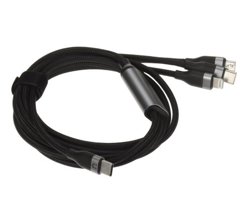 PRZEWÓD 3 W 1 C14101AGY01-1.5M USB-C/USB-C, LIGHTNING, MICRO-USB 1.5 m UNITEK