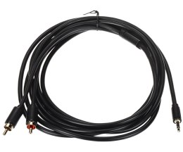 PRZEWÓD C19022BK03 2 x CINCH / Jack TRS 3.5 mm 3 m UNITEK