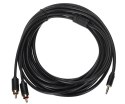 PRZEWÓD C19023BK03 2 x CINCH / Jack TRS 3.5 mm 5 m UNITEK